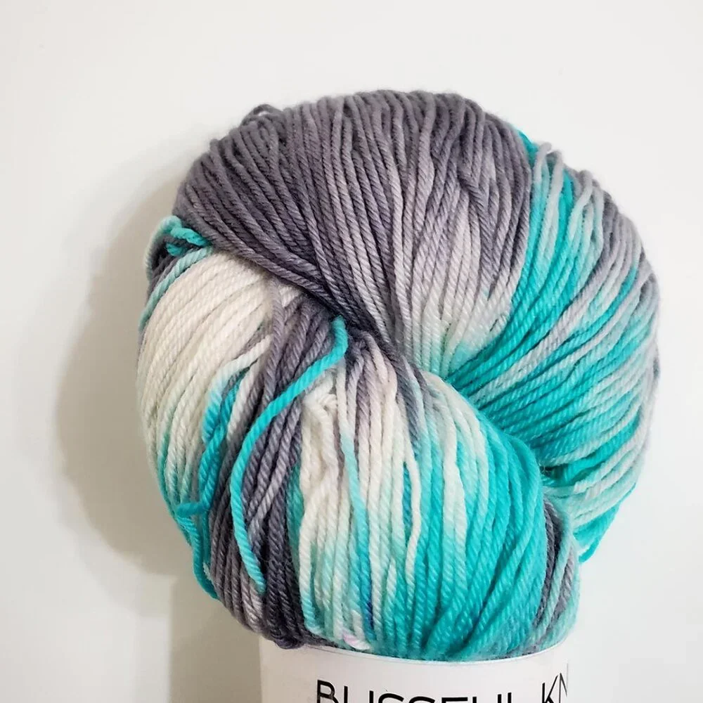 Blissful Knits Classic Superwash Merino Blend 438yds 3.5oz Hand Dyed Sock Weight